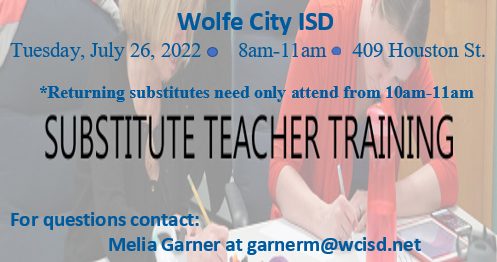 Sub Training:  2022-2023