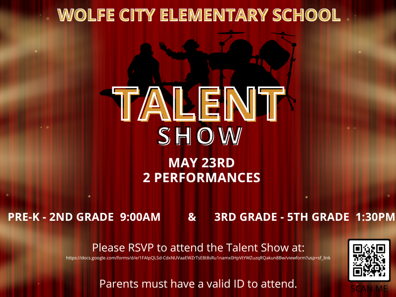Talent Show RSVP Flyer